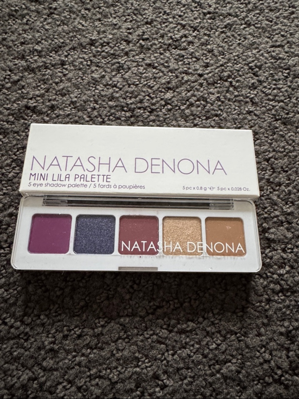 Natasha Denona Mini Lila Eyeshadow Palette - Purple & Gold Tones